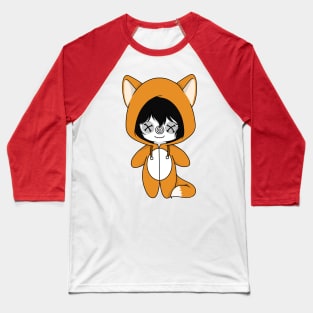 creepypasta laughing jill fox costume doll Baseball T-Shirt